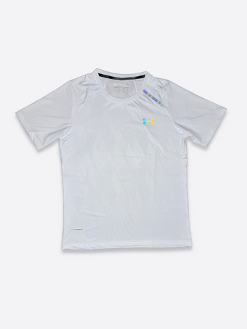 FLUORENSCENT ACTIVE T-SHIRT - WHITE