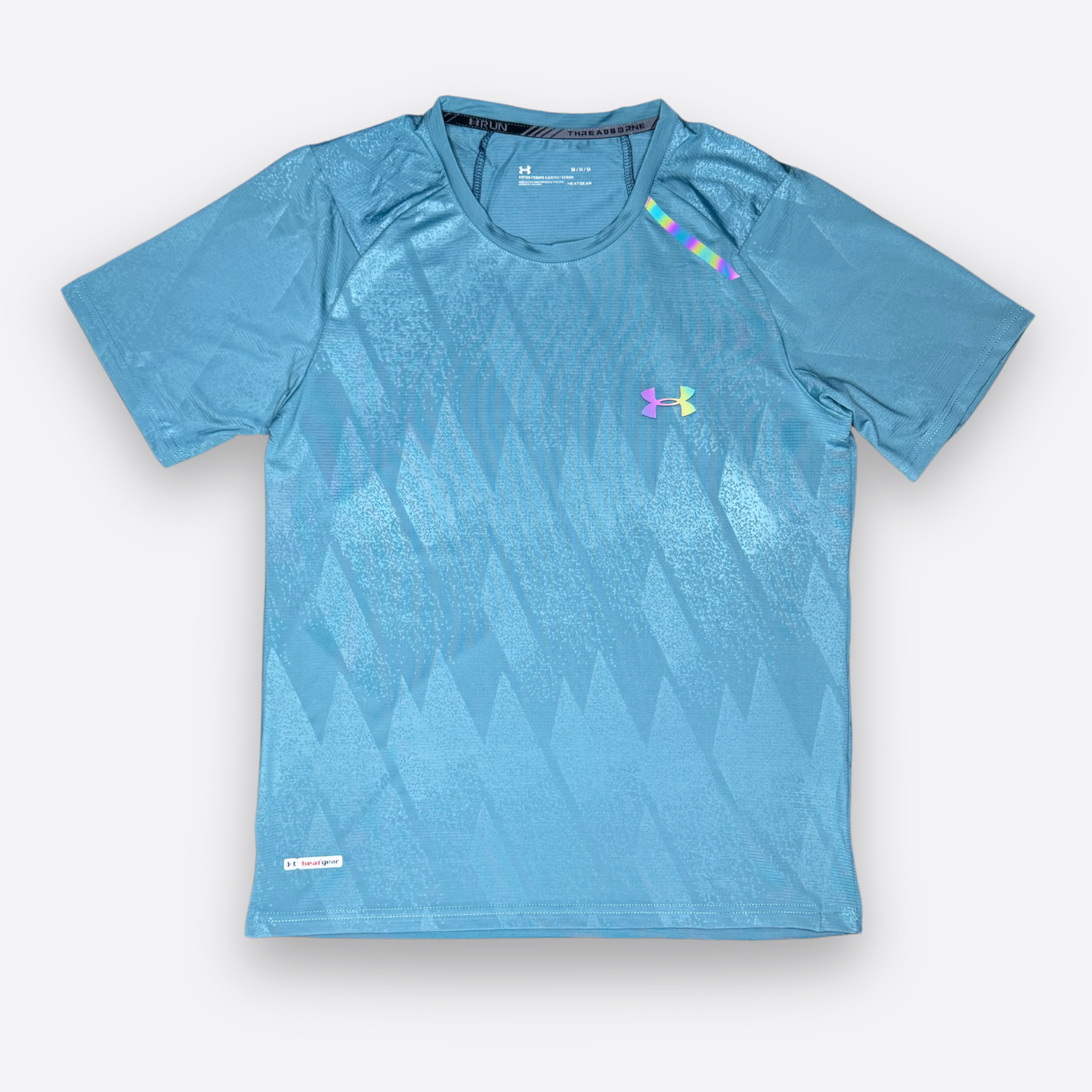 FLUORENSCENT ACTIVE T-SHIRT - CYAN BLUE GREEN