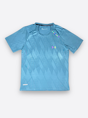 FLUORENSCENT ACTIVE T-SHIRT - CYAN BLUE GREEN